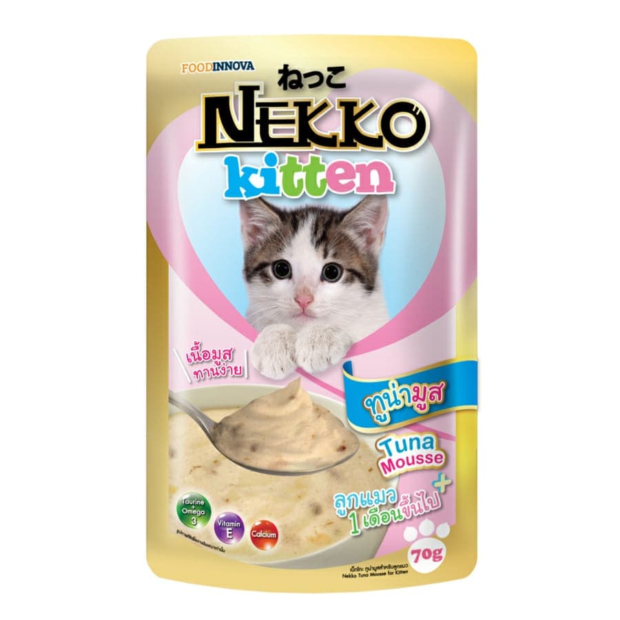 Nekko pouch kitten Chickhen Mousse