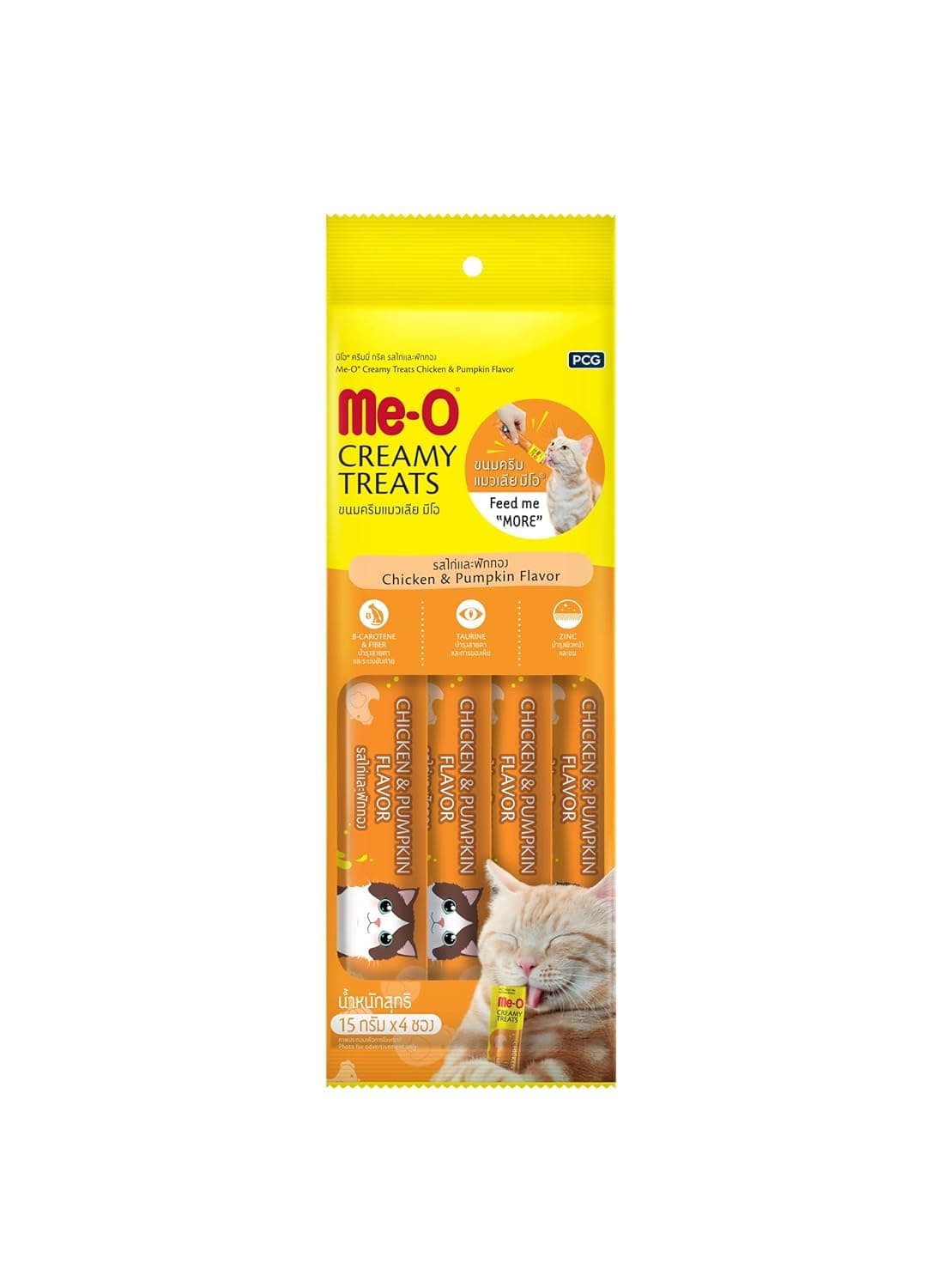 ME-O Creamy Treats Chicken & Pumpkin Flavour